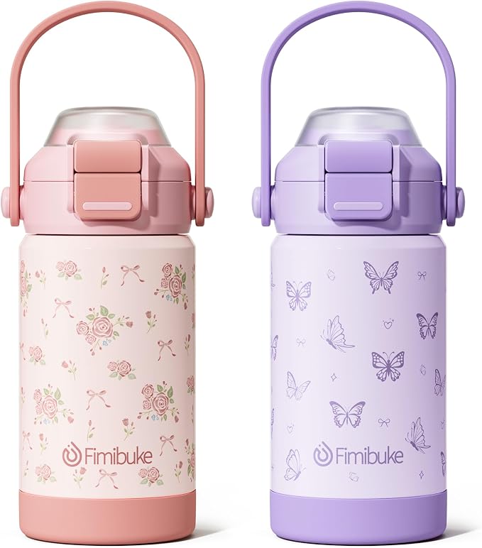 Fimibuke 14oz Kids Insulated Water Bottle by Fimibuke
