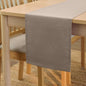 Encasa XO Table Runner, Cotton Canvas Dining Runner 13"x72" | Beige, 180 GSM by EncasaXO
