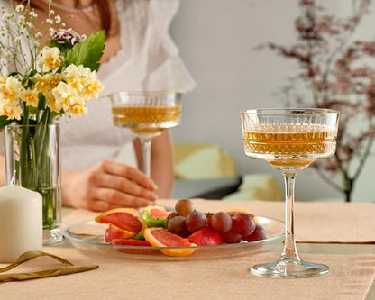 Pasabahce Vintage Coupe Glasses Set Of 6 - Image 6