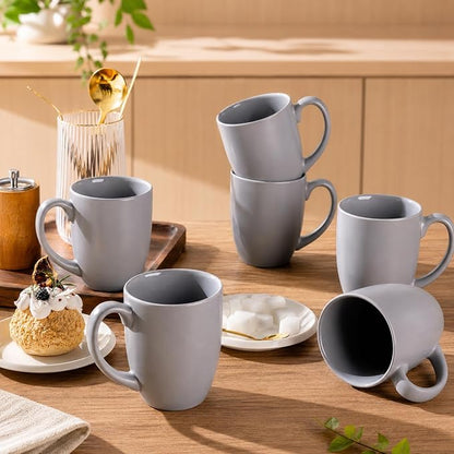 AmorArc 12 oz Coffee Mugs Set of 6, Ceramic coffee mugs - Image 7