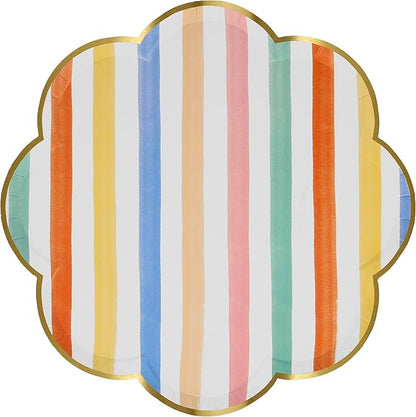 Meri Meri Colorful Pattern Dinner Plates (Pack of 8)