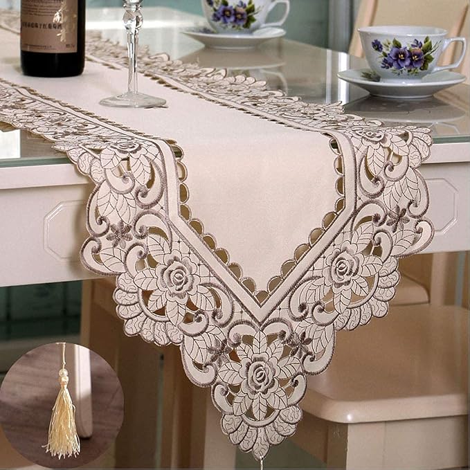 LeLehome 15 X 112 Inches Table Runner - Image 2