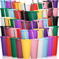 Honeydak 60 Pcs Tumbler with Straw and Lid Bulk Water Bottle Iced Coffee Travel by Honeydak