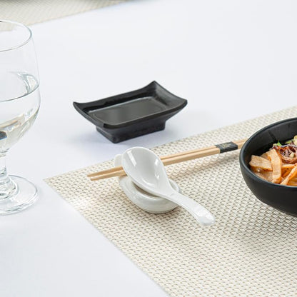 Restaurantware Voga Asian Soup Spoon 10 Dishwashable Ramen Spoons - Image 6