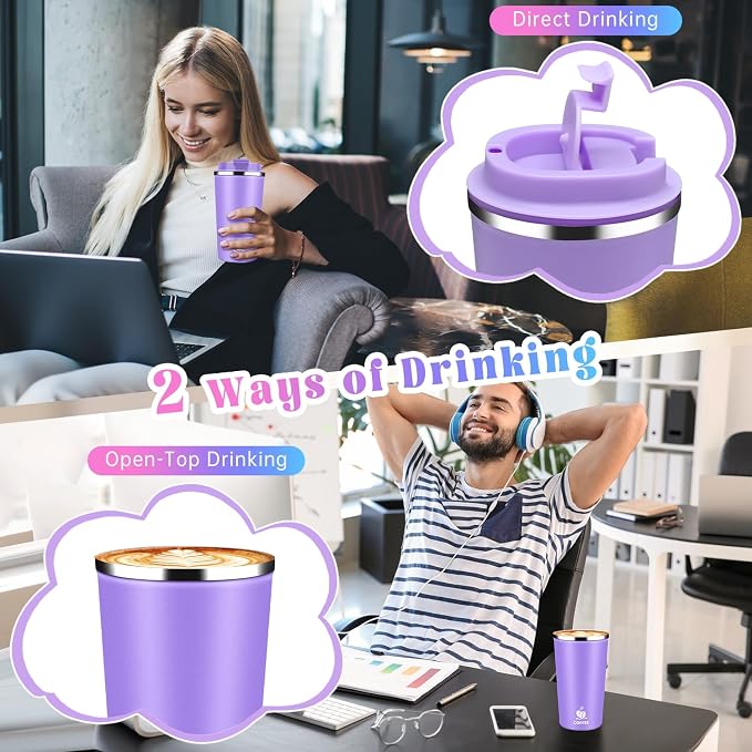 17oz Insulated Travel Coffee Mug - Image 8