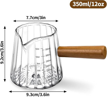 Espresso Measuring Cup 12 Oz, Espresso Glass Cups - Image 2