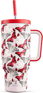 Meoky 40 oz Tumbler with Handle and Straw: Stainless Steel Insulated Tumbler by MEOKY