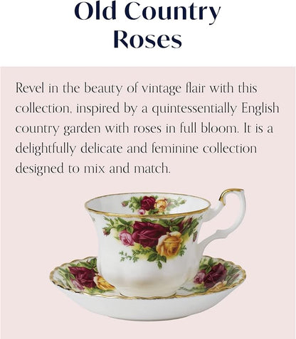 Royal Albert Old Country Roses Teacup & Saucer Set - Image 5