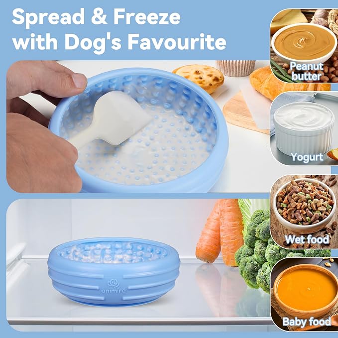 Dog Lick Bowl, Animire Freeze Lick Mat - Image 3