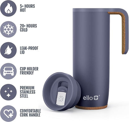 Ello Magnet 18oz Vacuum Insulated Stainless Steel Travel Mug - Image 3