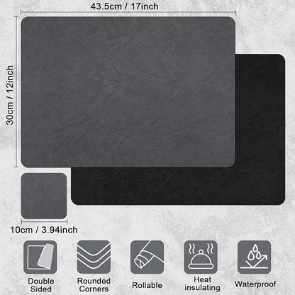 Vinyl Placemats Set of 6, Dual Sided Place Mats - Image 9