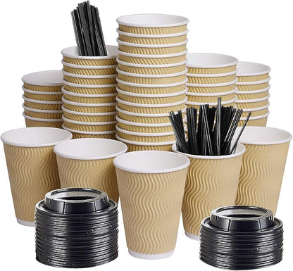 SPRINGPACK Disposable Paper Coffee Cups by SPRINGPACK