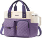 LOVEVOOK Insulated Lunch Bag for Women, Elegant Quilted Stitching Lunch Tote by LOVEVOOK