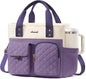 LOVEVOOK Insulated Lunch Bag for Women, Elegant Quilted Stitching Lunch Tote by LOVEVOOK