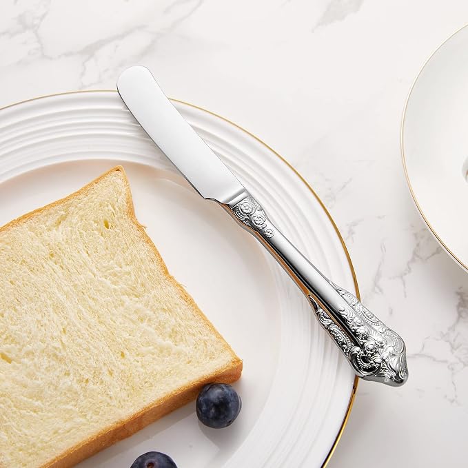 Gorgeous 4-Piece 6.9-Inch 18/10 Stainless Steel Butter Spreader Set | Butter - Image 7