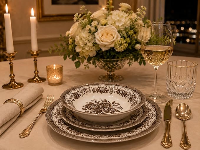 12-Piece Porcelain Dinnerware Set - Image 7