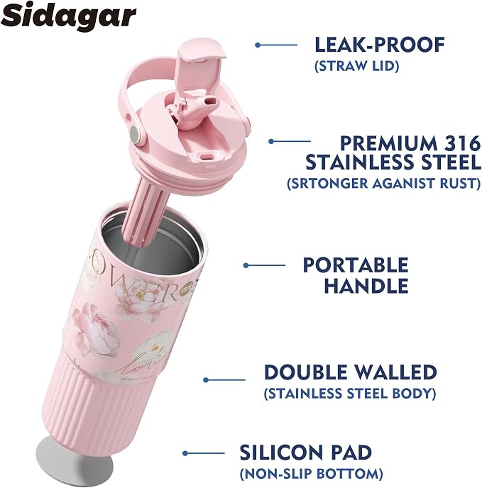 26 oz Insulated Stainless Steel Tumbler - Image 4