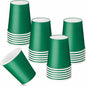 25 Pack 8 oz Paper Cups, Beverage Cups | Disposable Paper Cups by BALDCC