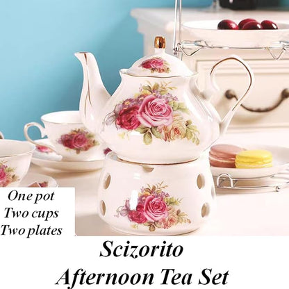 Ceramic Coffee Tea Gift Sets, European Luxury Tea Set, Suitable as A Gift - Image 2