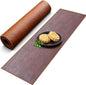 Double-Sided Faux Leather Table Runner, Waterproof Heat Resistant Non-Slip by Cimweideco