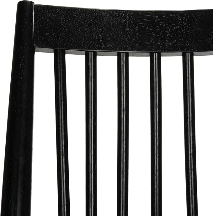 Safavieh Home Collection Wren Black 19-inch Spindle Dining Chair (Set of 2)