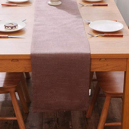 2 Piece Fabric in 1Dining Table Runner 12 x 48 inches Living Room Dinner by NATUS+WEAVER