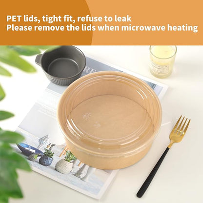 100 Pack 38 oz Disposable Bowls - Image 4