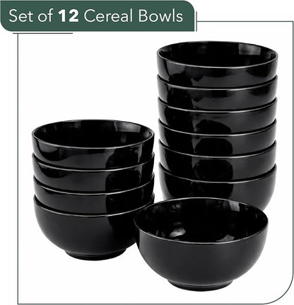 Brew To A Tea BTaT- Soup Bowls Set, 16 Ounces, Porcelain Dishes - Image 2