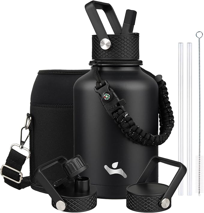 Konokyo 50 oz Insulated Stainless Steel Water Bottle Jug by Konokyo