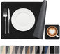 Vinyl Placemats Set of 4, Dual Sided Place Mats by Banchif