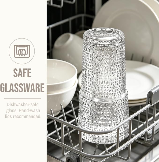 SoulTimes 20oz Hobnail Glass Tumbler - Image 6