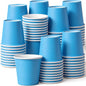 100 Pcs Mini Coffee Cups Brown Culture Cup 2oz Disposable Bathroom Cups Paper by Unknown