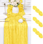 3 Pack Lemon Yellow Cheesecloth Table Runner 17x108 Inch Semi Sheer Boho Gauze by Unknown