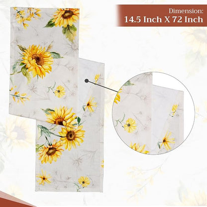 Maison d' Hermine Table Runner 100% Cotton 14.50" x 72" | Table Runners 72 - Image 4