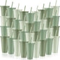 Skylety 36 Pcs Sage Green Plastic Cups by Skylety