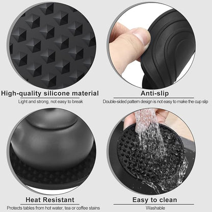 Eccliy 60 Pack Silicone Coasters - Image 3