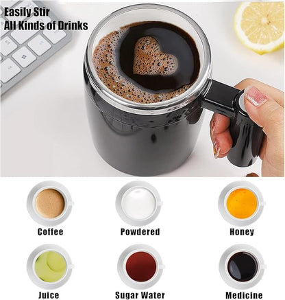 Self Stirring Mug, Rechargeable Auto Magnetic Coffee Mug - Image 5
