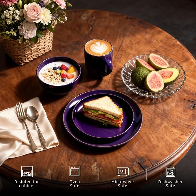 HomeVSS 20-Piece Dinnerware Set - Image 3