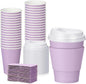 Patelai 48 Pcs 12 oz Disposable Coffee Cups by Patelai