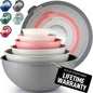 Zulay Kitchen 12 Piece Plastic Mixing Bowls by ZulayKitchen