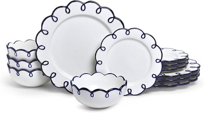 Sango 12-Piece Stoneware Dinnerware Set by Sango