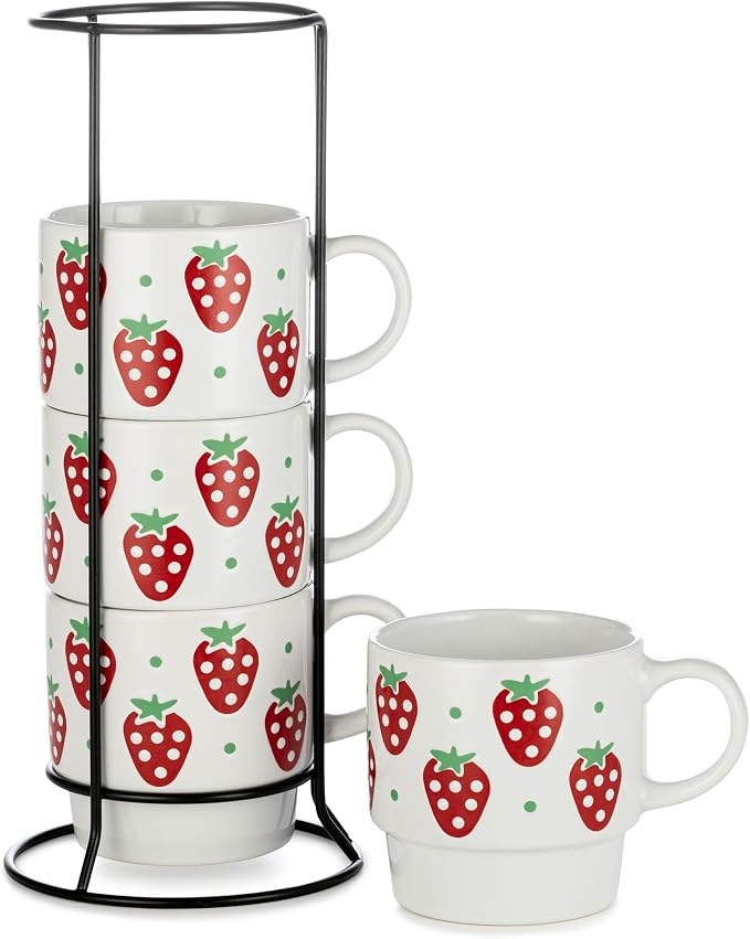 Signature Housewares Stackable Coffee Mug Tower Set by SignatureHousewares