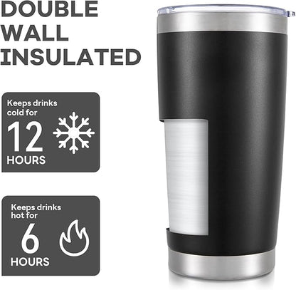 20 oz Tumbler with Lid Stainless Steel Insulated Tumblers Bulk Cups Mug | - Image 3