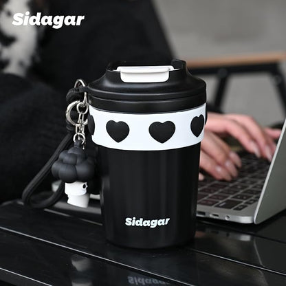 SDGA+ 12 oz Travel Coffee Mug Spill Proof Leak Proof, Stainless Steel Thermal - Image 4