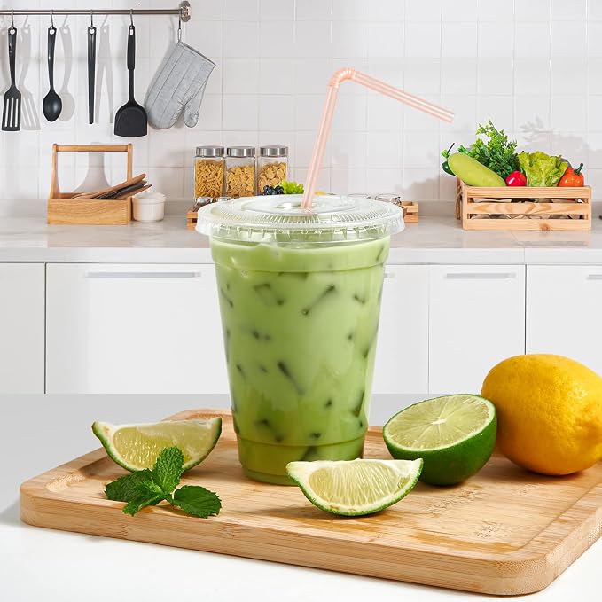FOCUSLINE 200 PACK 16oz Clear Plastic Cups - Image 6