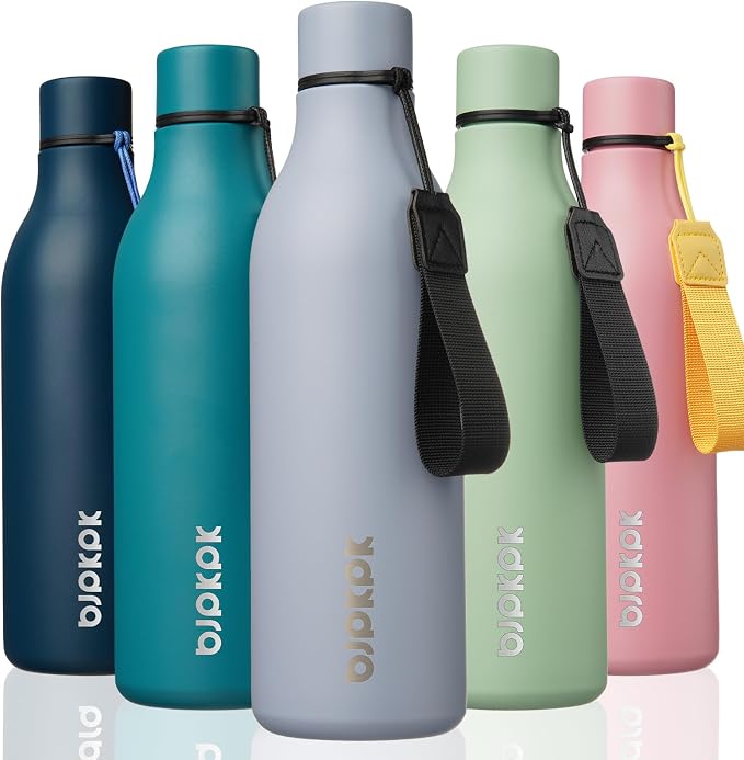 BJPKPK 25oz Insulated Water Bottle, Stainless Steel Bottle by BJPKPK