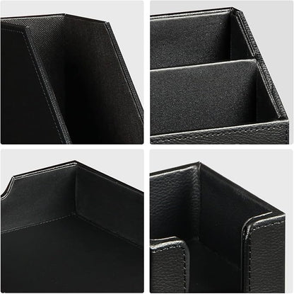 Ayunga PU Leather 6-piece Office Supplies Combination Set, Pencil Cup, Business - Image 3