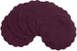 Disposable Plum Paper Coasters for Drinks, 3.5 Inch Round Coasters for Bar, Cocktail, Beverage, Wine Or Event, 500 Pack Bulk