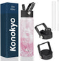 Konokyo 22 oz Insulated Stainless Steel Water Bottle by Konokyo
