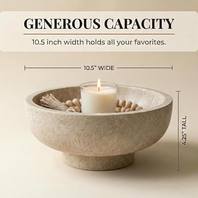 OAKOA Large Decorative Bowl - Image 3